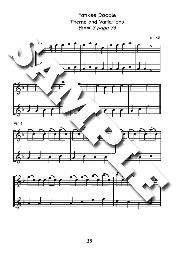 Flute Zoo Duet Book