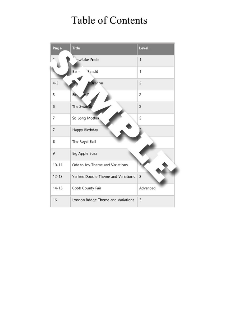 Flute Zoo Solo Book