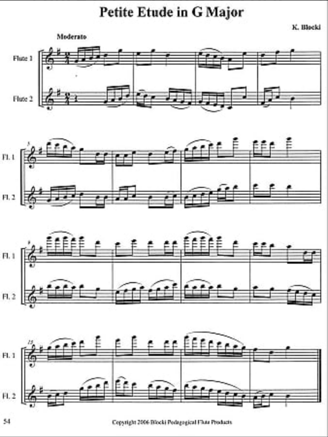 Blocki Flute Method Duet Book  2