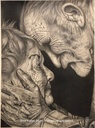 Soul Mates, Charcoal and Pencil, Marius Pan