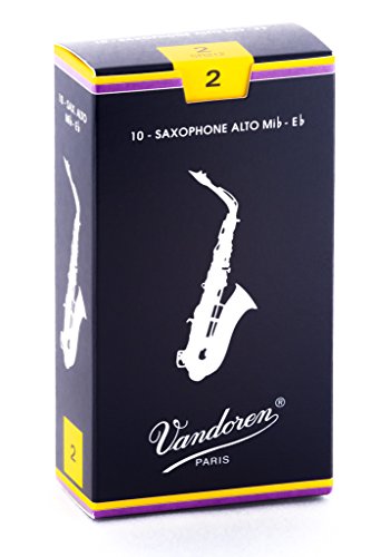 Vandoren Traditional Alto Saxophone (Eb) Box 10 Reeds