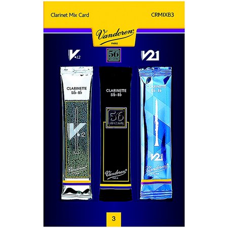 Vandoren Bb Clarinet Reed Mix Card