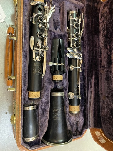 [X10201] Used Selmer Bb Clarinet, Wooden