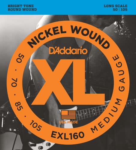 D'Addario XL Nickel Strings, Bass Guitar